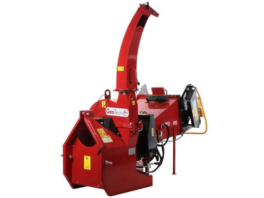 Broyeur de branches à tracteur GeoTech Pro WS52R. Avec rouleaux d'entraînement à commande hydraulique-Neuf Lomibois
