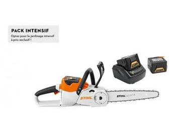 TRONÇONNEUSE STIHL MSA 120 C-B PACK INTENSIF AVEC 2 X AK 20 + AL 101 Lomibois